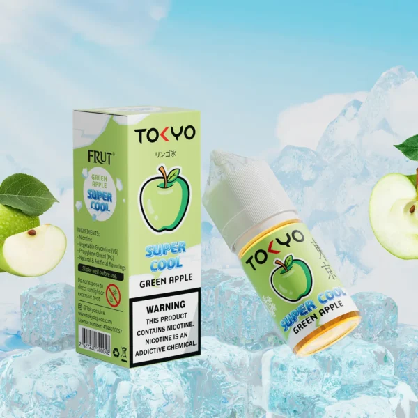 Tokyo Super Cool Green Apple 30ML - Image 2